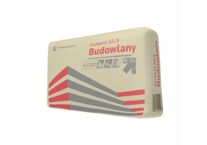 Cement CEM II 32,5 Odra – cement budowlany do fundamentów, wylewek i zapraw murarskich.